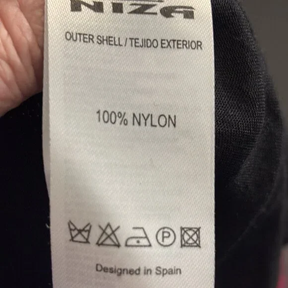 Black & Red Embroidered Long Sleeve Tunic Dress By Niza Size 38 Sheer Sleeve - Picture 9 of 12